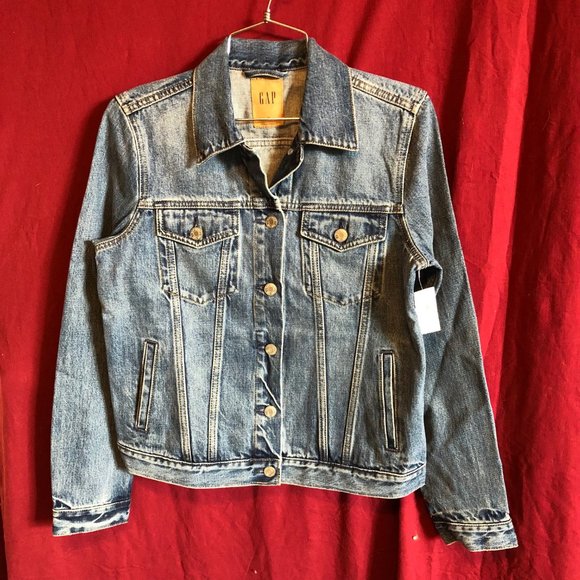 GAP WOMANS DENIM JEAN JACKET SIZE SMALL NEW WITH TAGS - Picture 8 of 11